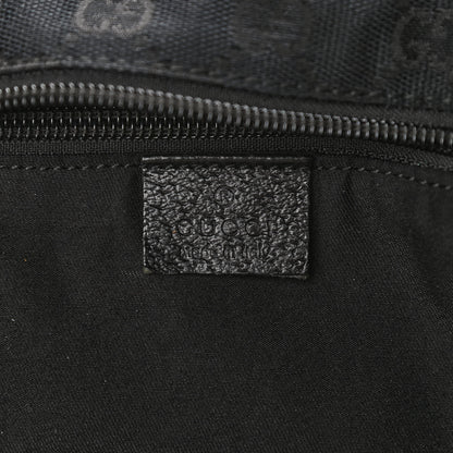 Gucci GG Monogram Large Web Handle Bucket Tote Black 6 of 12