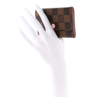 Louis Vuitton Damier Ebene Multicles 6 Key Holder Rose Ballerine Rose Ballerine 2 of 8