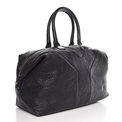 Saint Laurent Pebbled Lambskin Medium Easy Sac Black 3 of 16