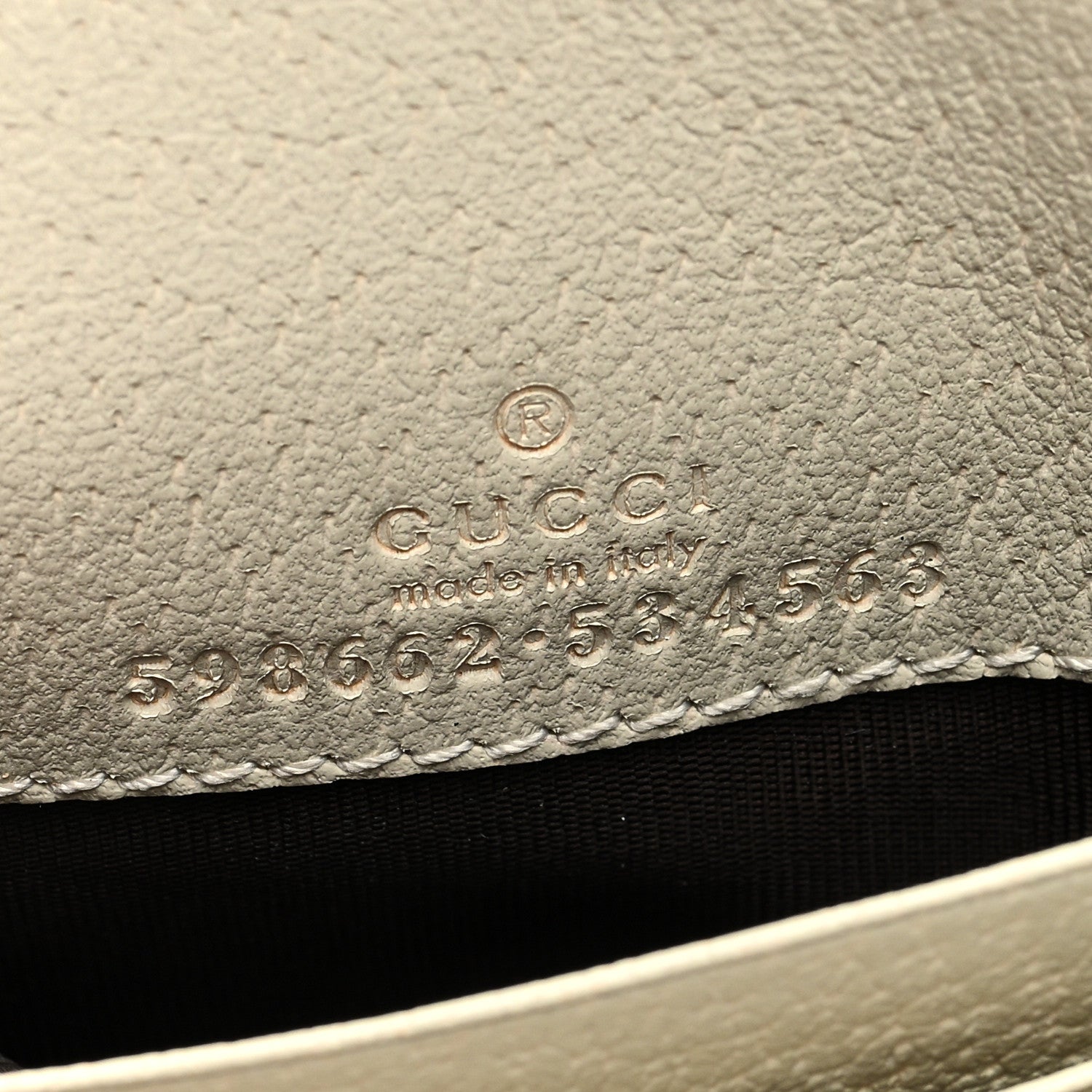Gucci GG Supreme Monogram Flora Textured Calfskin Web Ophidia Card Case Wallet Beige Ebony Multicolor Mystic White 6 of 6