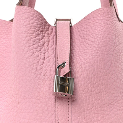 Hermes Taurillon Clemence Picotin Lock 22 MM Mauve Sylvestre 7 of 9