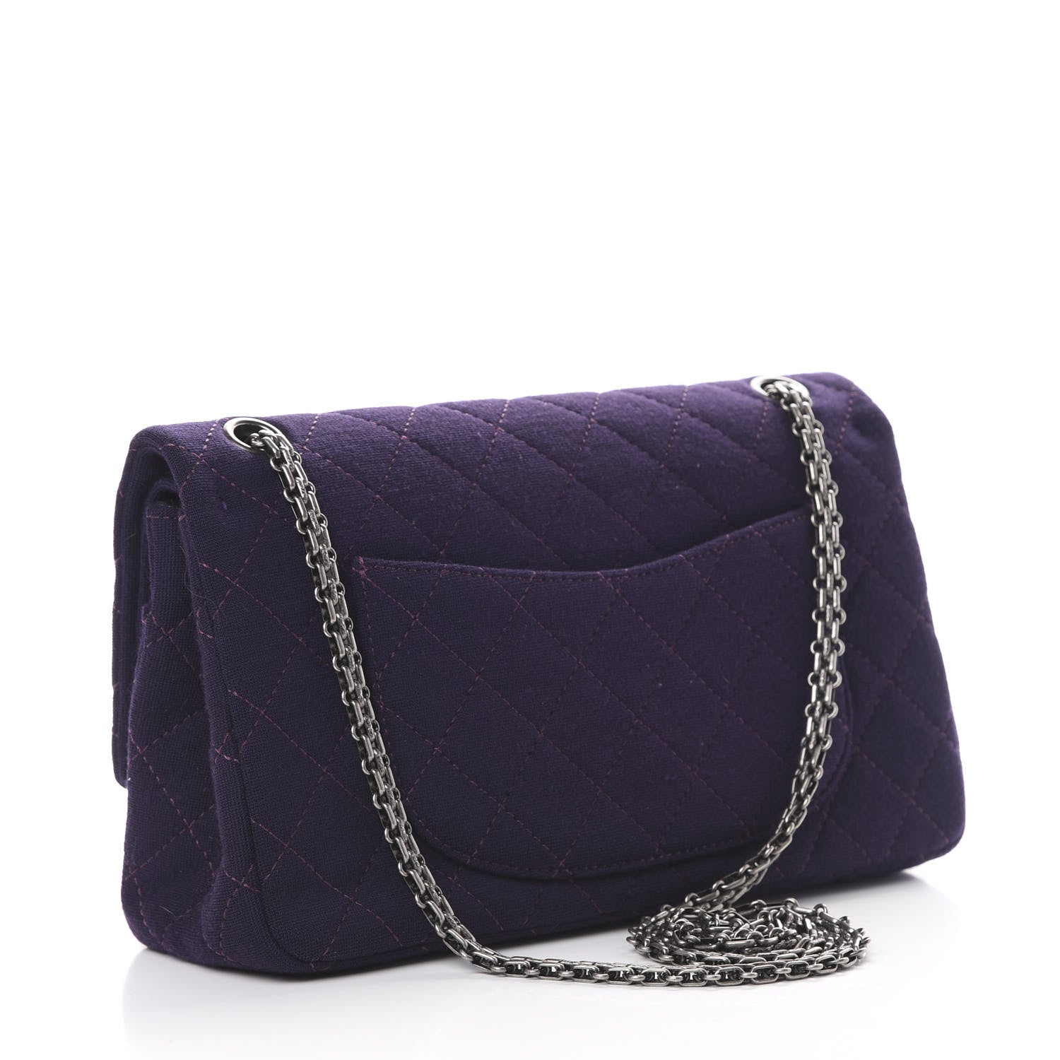 Chanel Jersey Quilted 2.55 Reissue 226 Purple 2 of 9