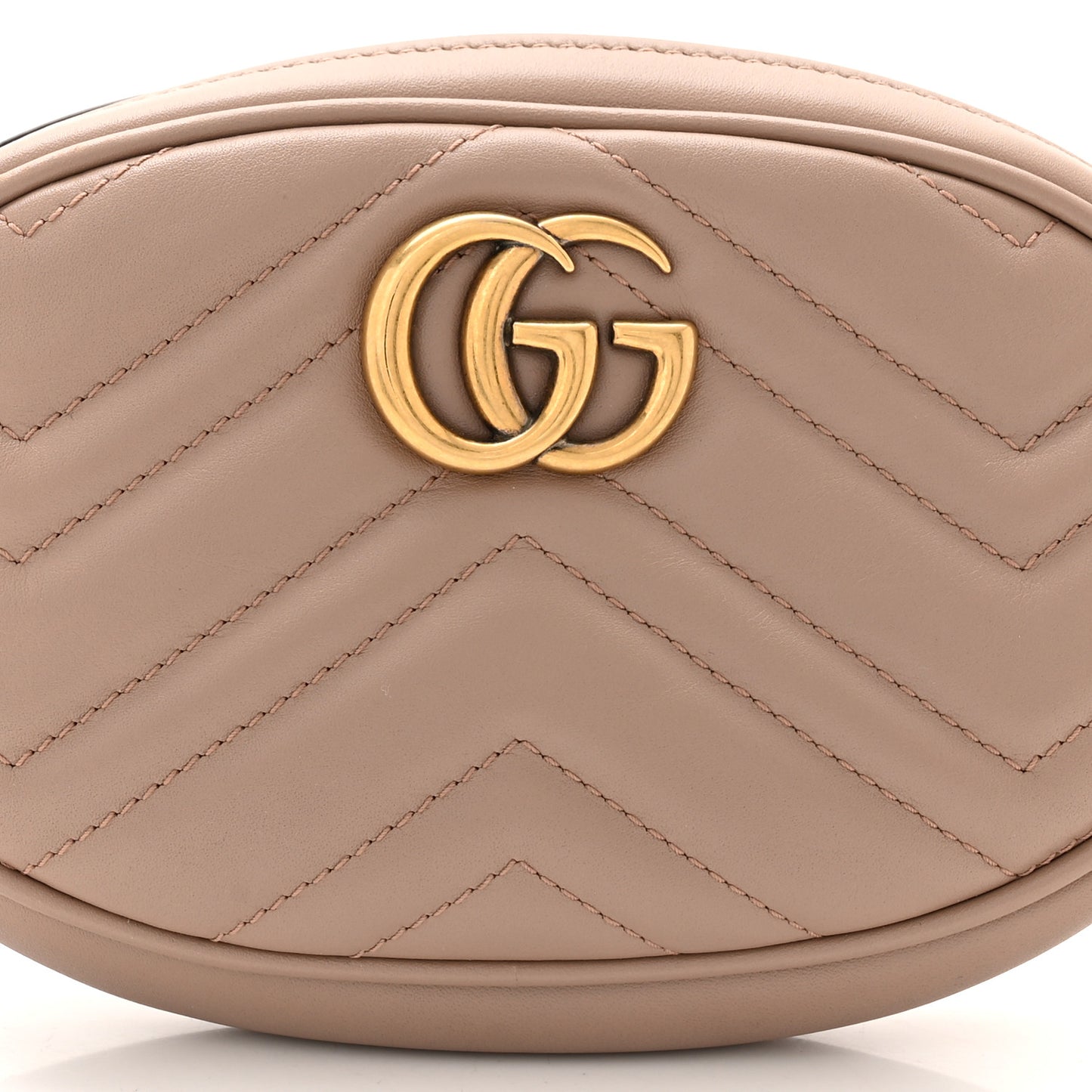 Calfskin Matelasse GG Marmont Belt Bag 85 34 Porcelain Rose