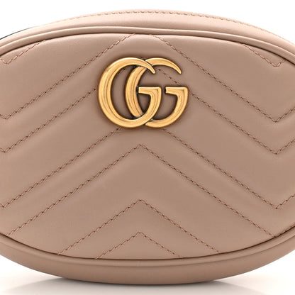 Gucci Calfskin Matelasse GG Marmont Belt Bag 85 34 Porcelain Rose 8 of 10