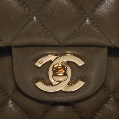 Chanel Lambskin Medium Double Flap Green 3 of 8
