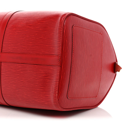 Louis Vuitton Epi Keepall 45 Castillan Red 8 of 21