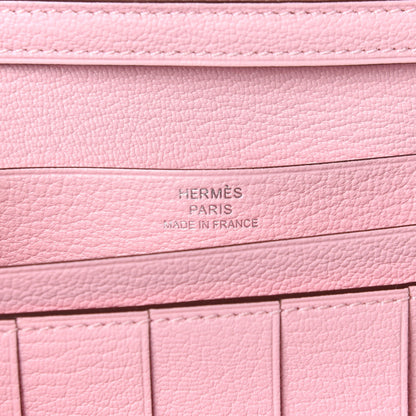 Hermes Chevre Mysore Tri-Fold Bearn Wallet Rose Sakura 6 of 10