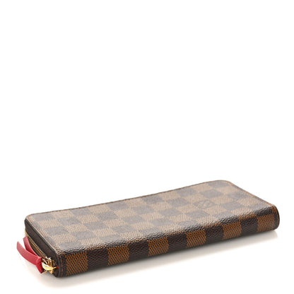 Louis Vuitton Damier Ebene Clemence Wallet Cherry 4 of 8