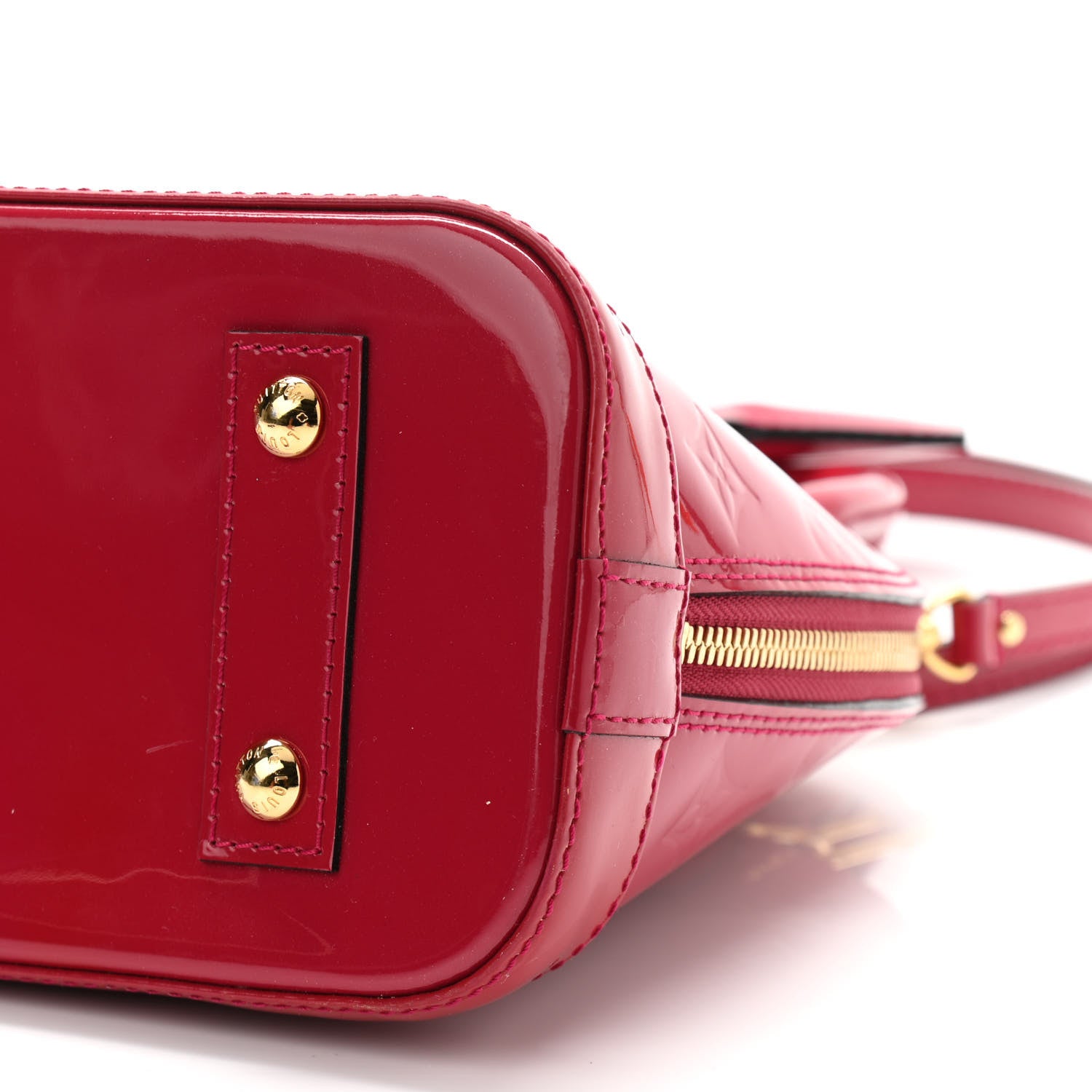 Louis Vuitton Vernis Alma BB Rose Indien 9 of 14