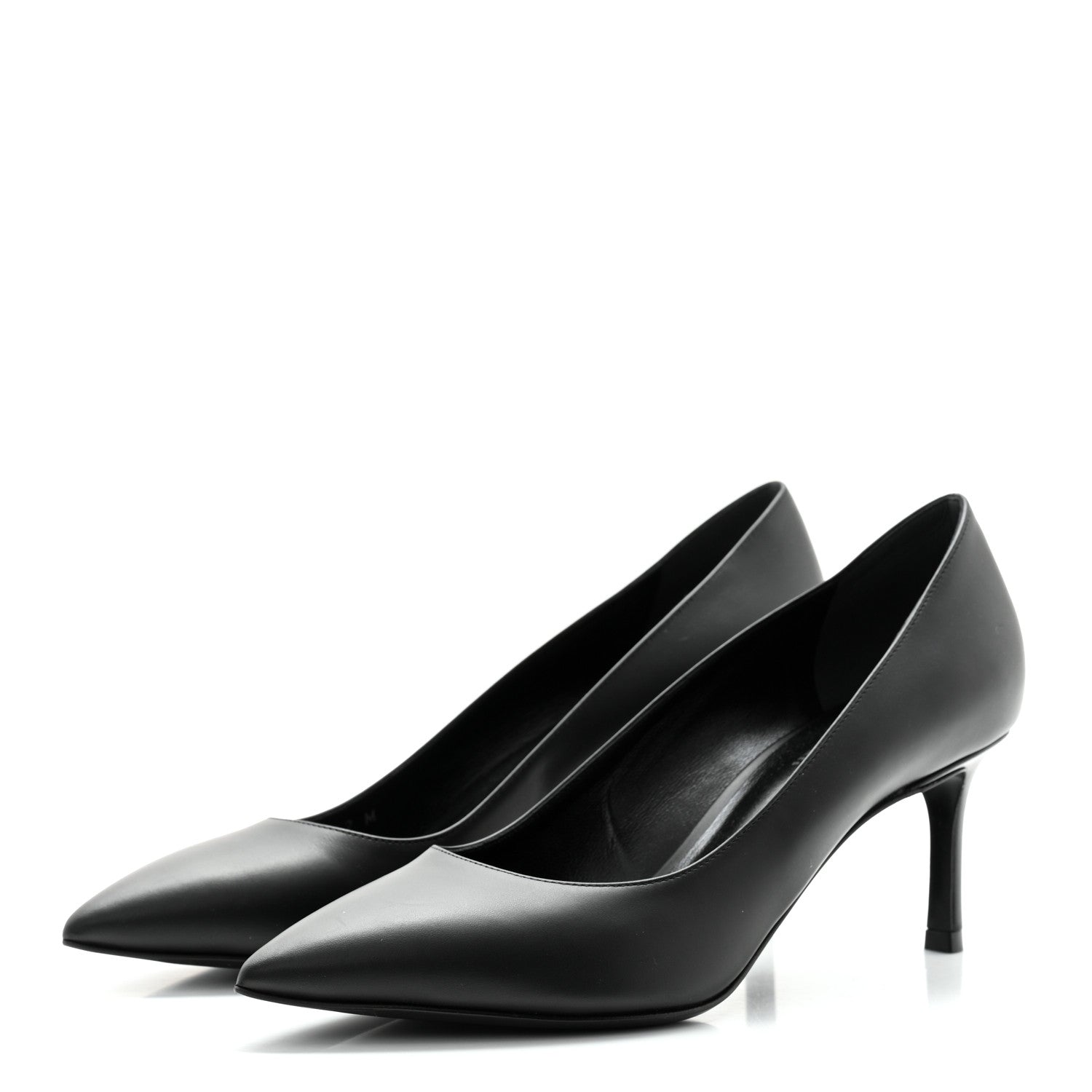 Louis Vuitton Calfskin Cherie Pumps 39 Black 3 of 9