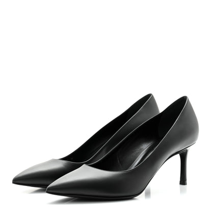 Louis Vuitton Calfskin Cherie Pumps 39 Black 3 of 9