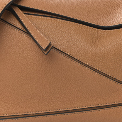 Loewe Soft Grained Calfskin Small Puzzle Bag Light Caramel 8 of 10