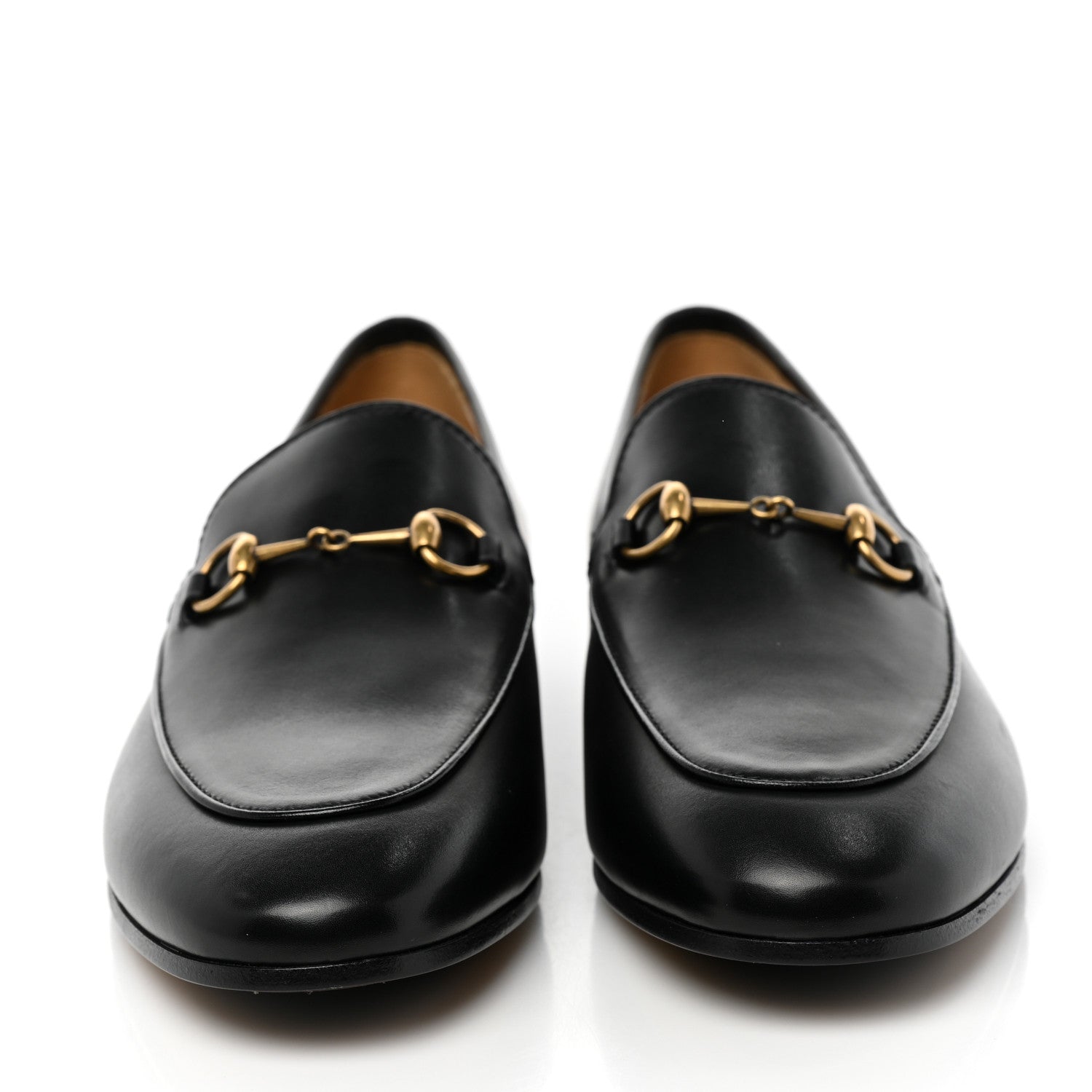 Gucci Calfskin Womens Jordaan Loafers 41 Black 2 of 10