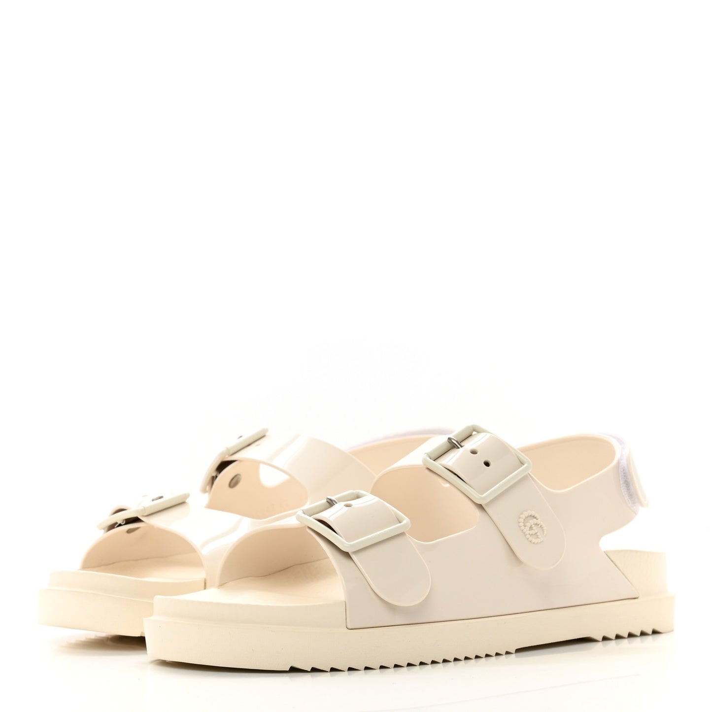 Rubber Mini Double G Womens Isla Dad Sandals 42 Dusty White