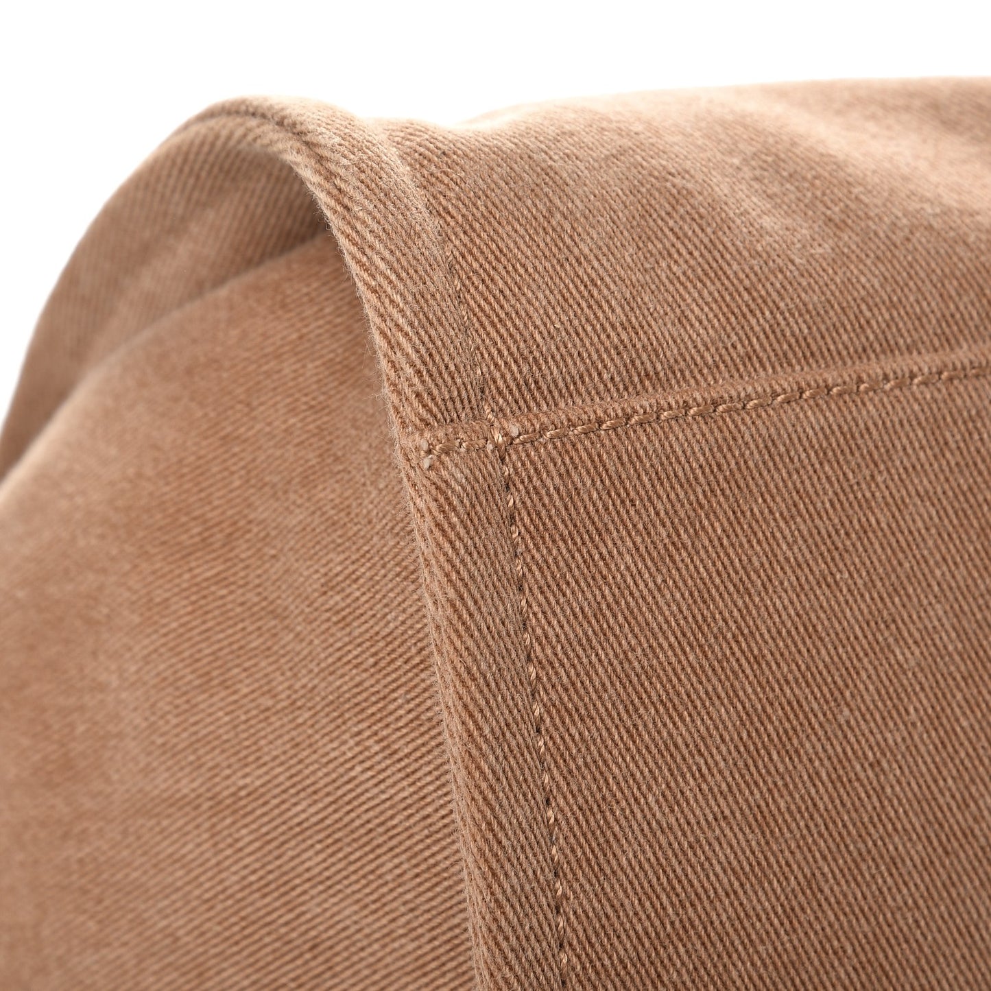 Canvas Sequin Large Deauville Tote Camel