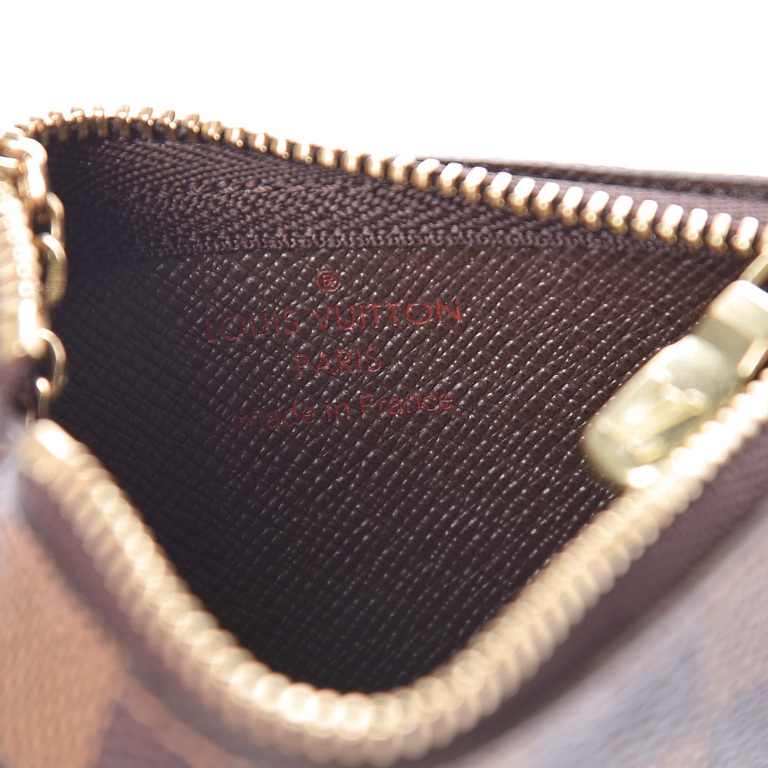 Louis Vuitton Damier Ebene Key Pouch 6 of 6