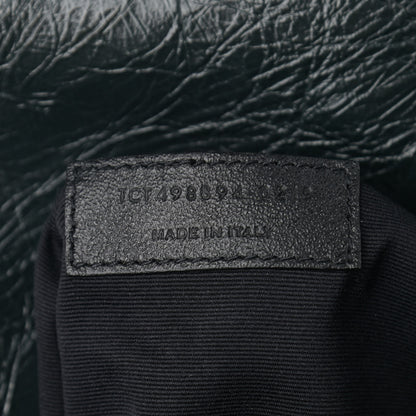 Saint Laurent Crinkled Calfskin Matelasse Monogram Medium Niki Chain Satchel Dark Green 8 of 12