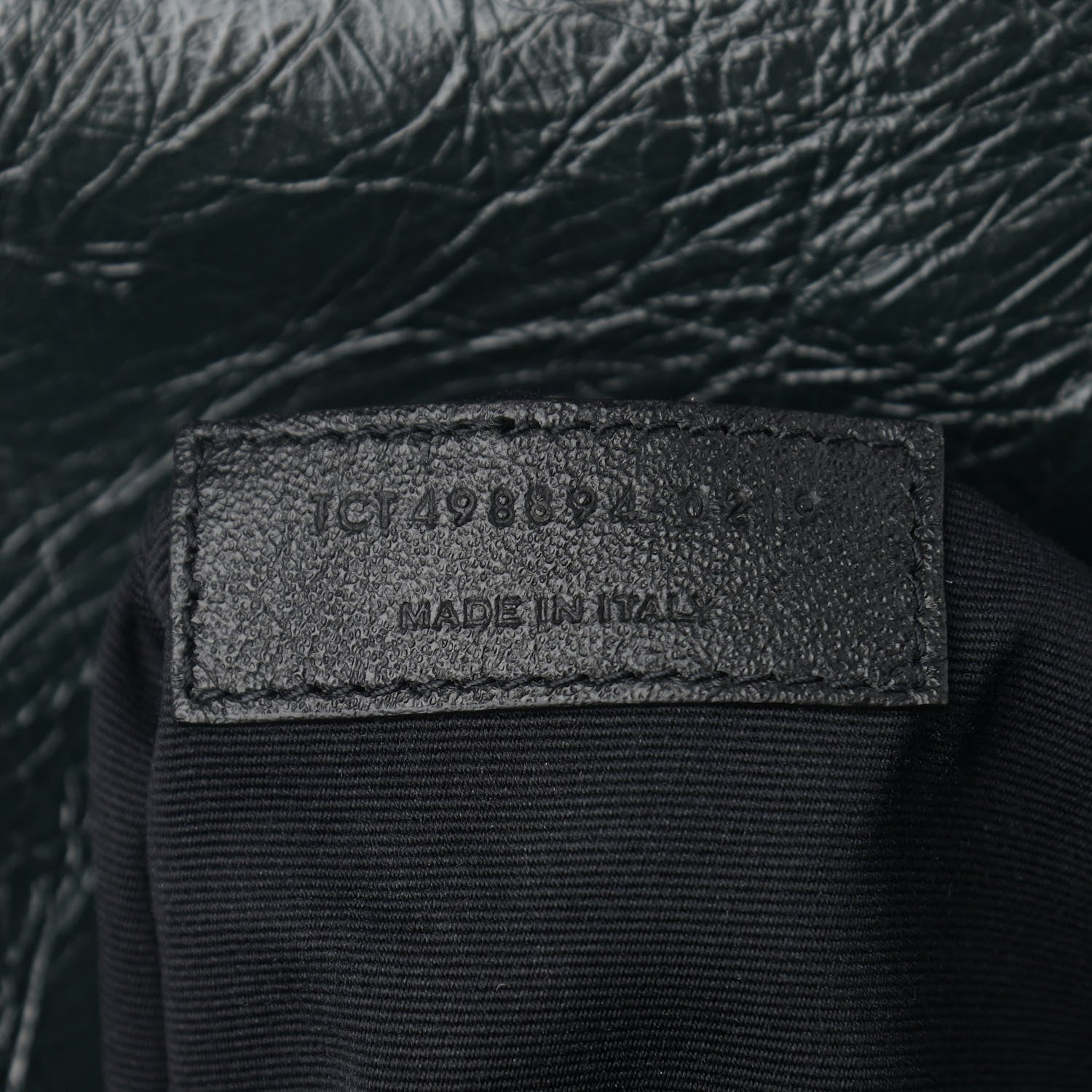 Saint Laurent Crinkled Calfskin Matelasse Monogram Medium Niki Chain Satchel Dark Green 8 of 12