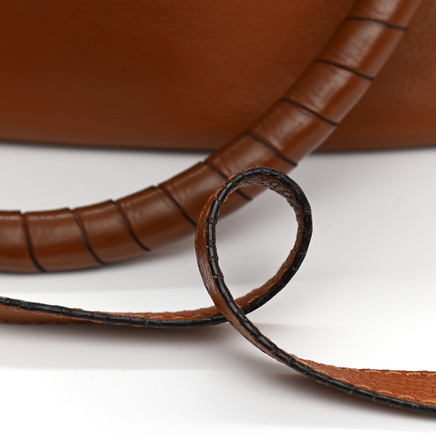 Calfskin Medium Marcie Satchel Tan