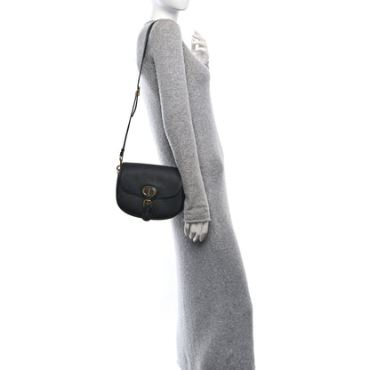 Christian Dior Grained Calfskin Medium Bobby Flap Black 2 of 11