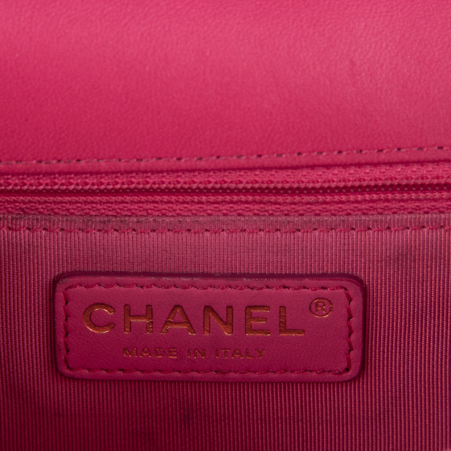 Chanel Lambskin Quilted Jumbo Mademoiselle Chic Flap Fuchsia 6 of 11