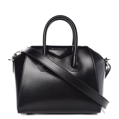 Givenchy Shiny Lord Calfskin Mini Antigona Black 1 of 11