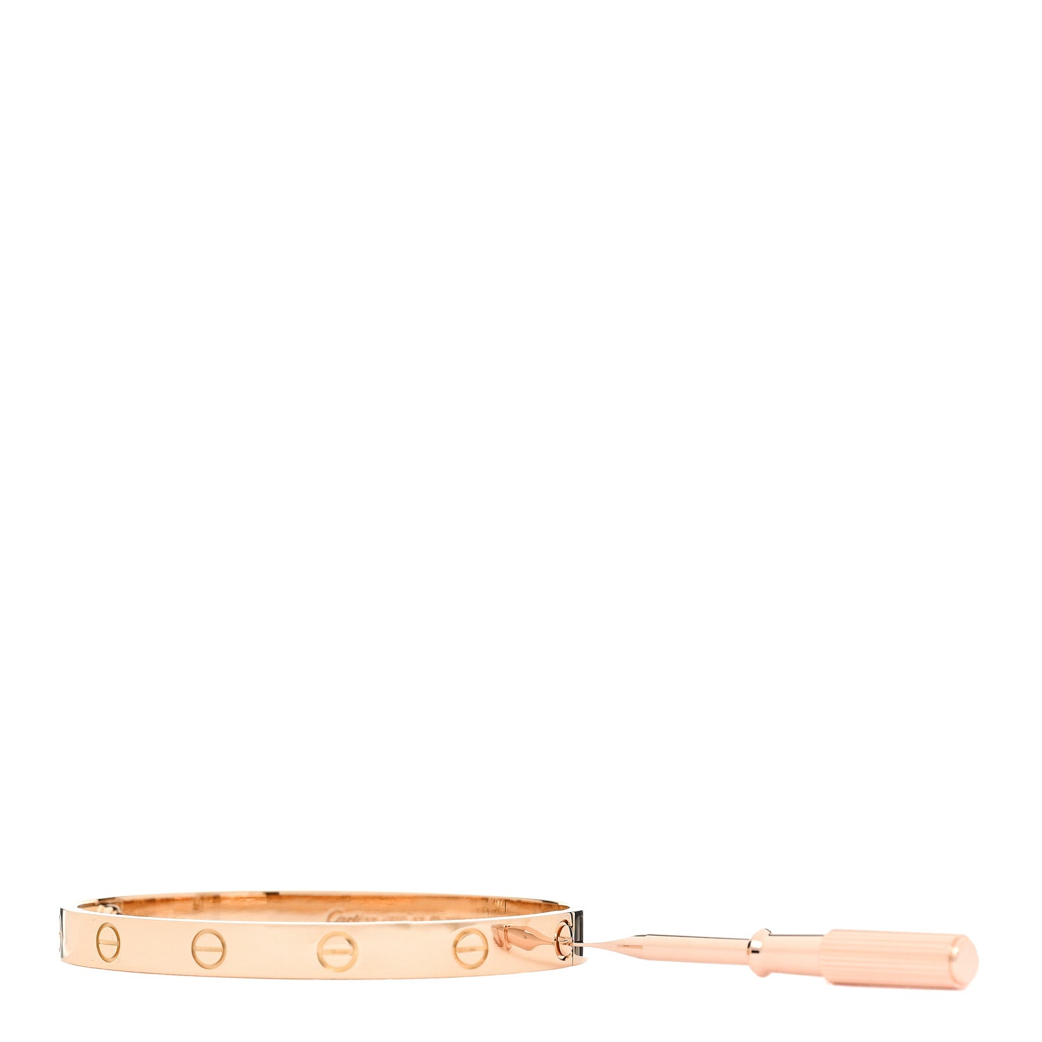 Cartier 18K Pink Gold LOVE Bracelet 17 8 of 8