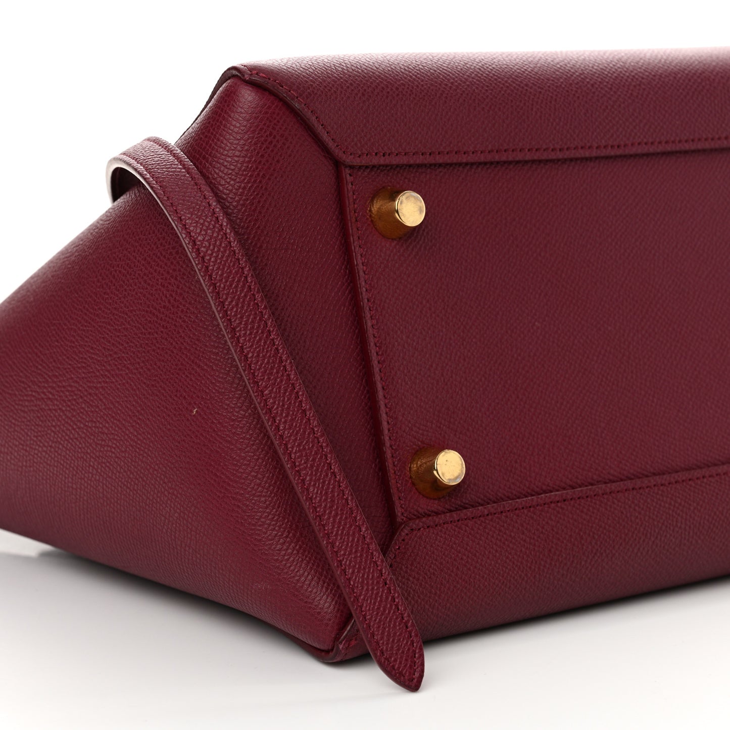 Grained Calfskin Mini Belt Bag Plum