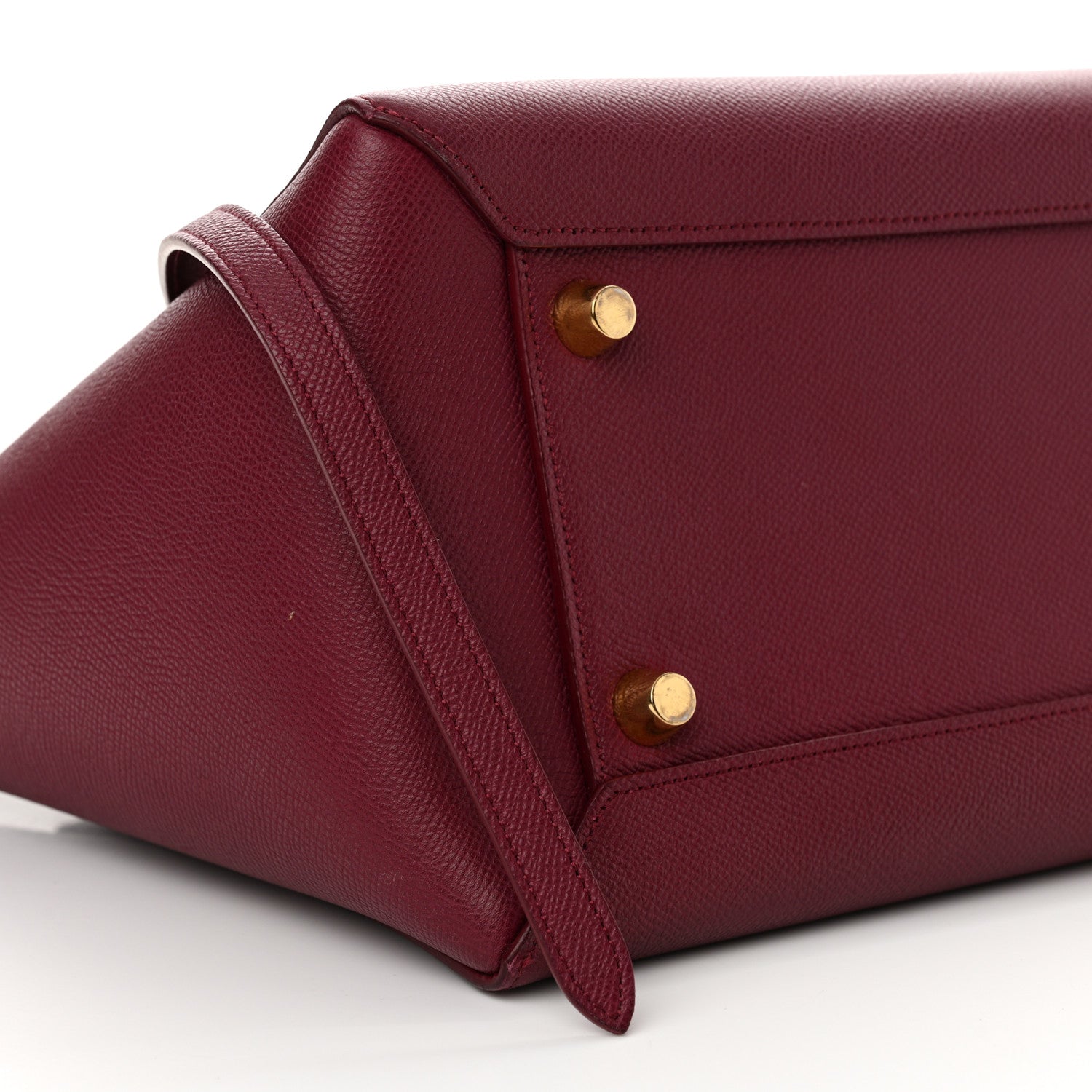Celine Grained Calfskin Mini Belt Bag Plum 9 of 14
