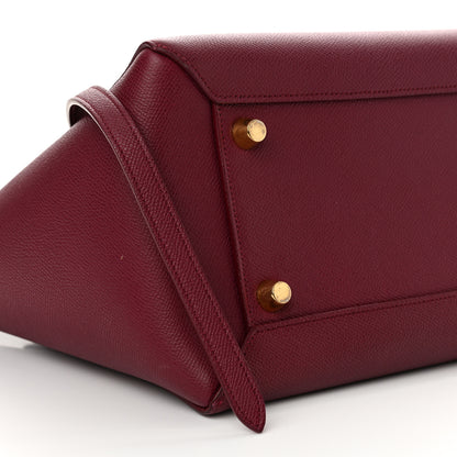 Celine Grained Calfskin Mini Belt Bag Plum 9 of 14