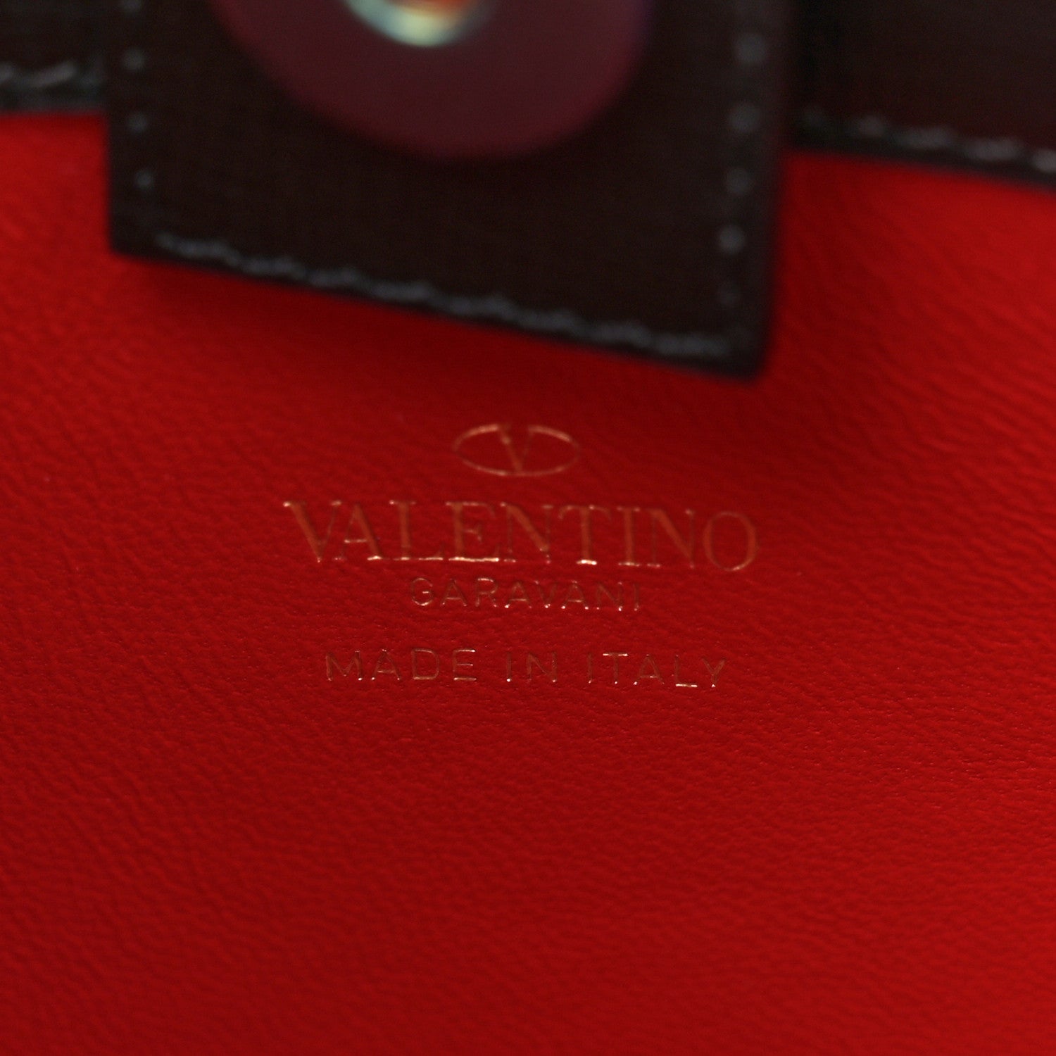 Valentino Garavani Grainy Calfskin Small Rockstud Allover Alcove Top Handle Tote Bag Black 6 of 9