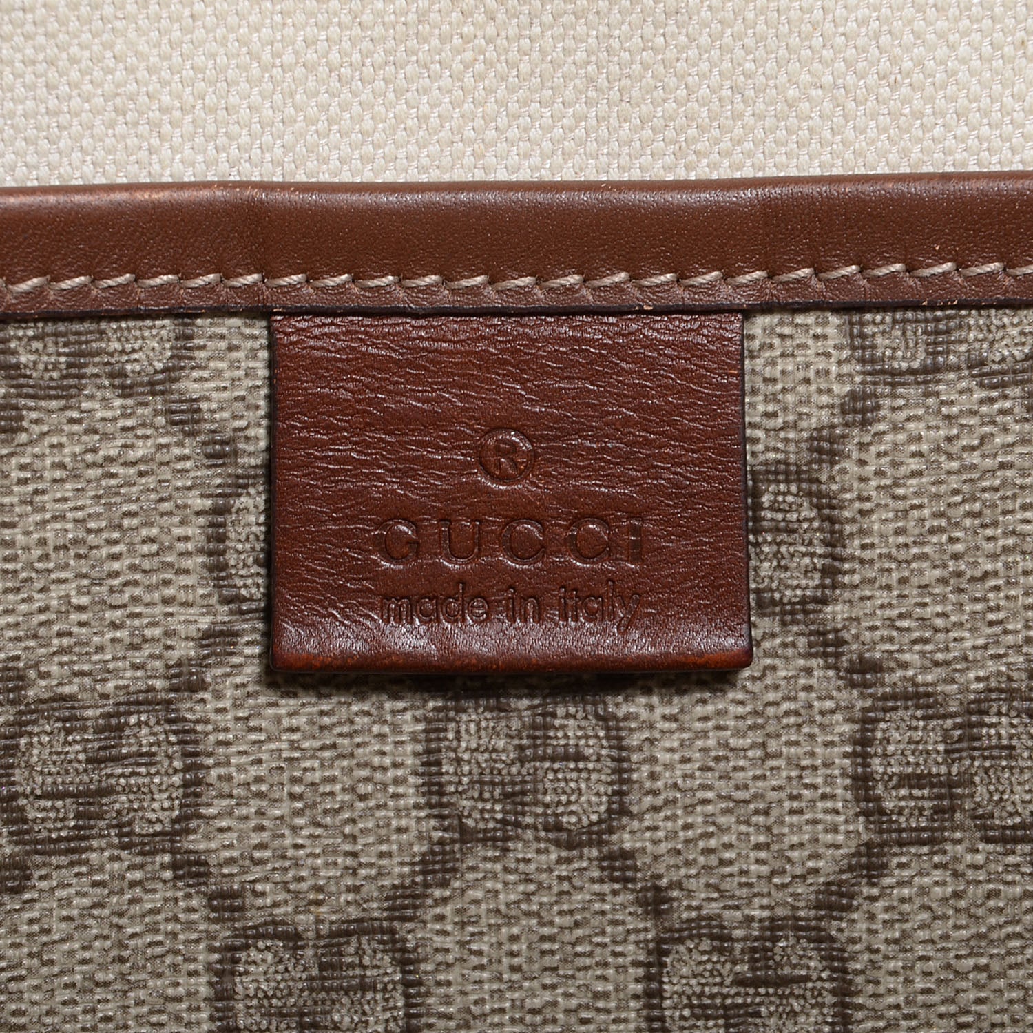 Gucci GG Plus Monogram Medium Signature Web Loop Tote Light Brown 6 of 7
