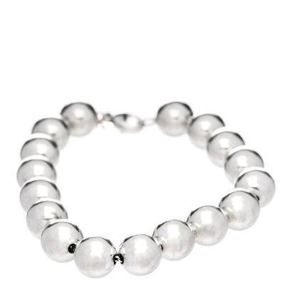 Tiffany Sterling Silver 10mm HardWear Ball Bracelet 1 of 5