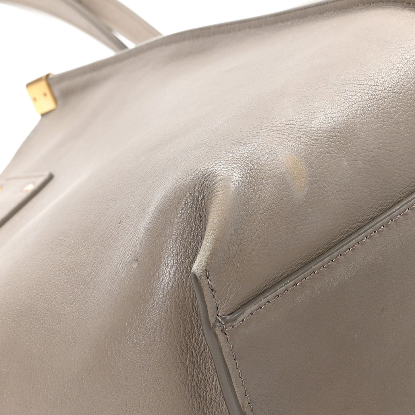 Smooth Calfskin Medium Vick Tote Motty Grey