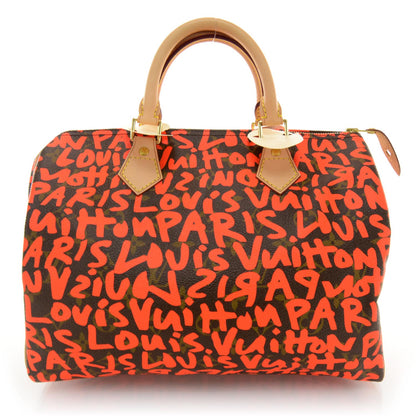 Louis Vuitton Monogram Graffiti Speedy 30 Orange 1 of 7