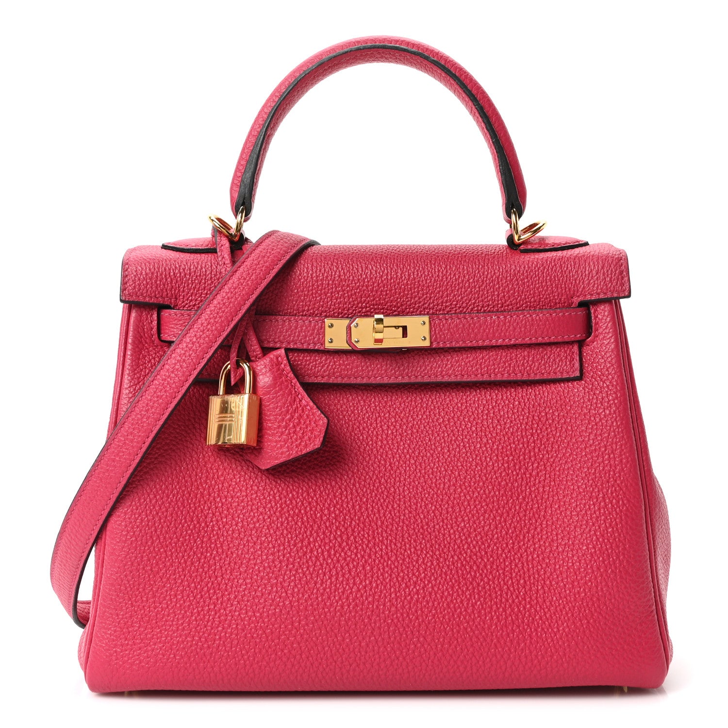 Hermes Togo Kelly Retourne 25 Framboise 1 of 10