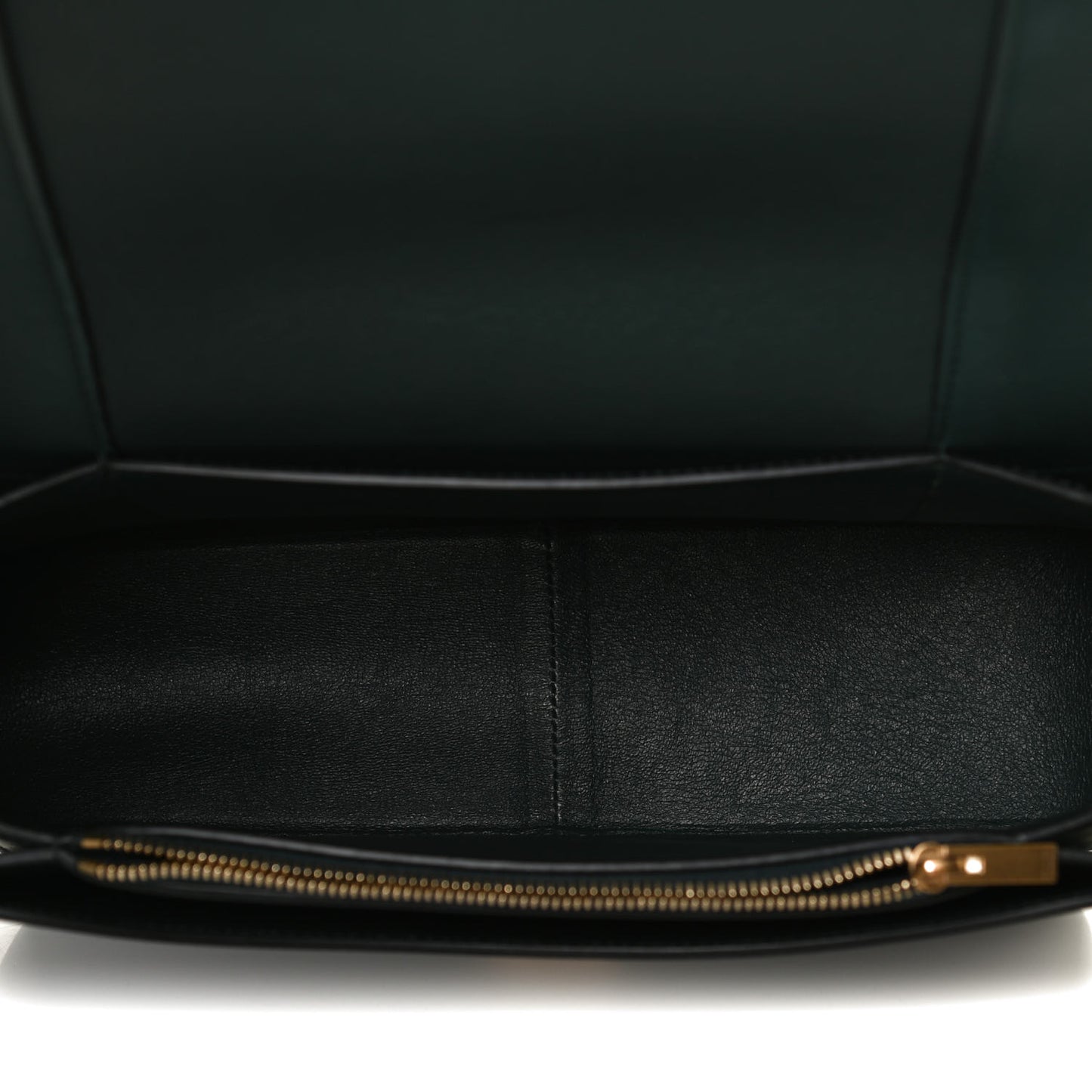 Shiny Smooth Calfskin Medium Frame Shoulder Bag Amazone Dark Navy