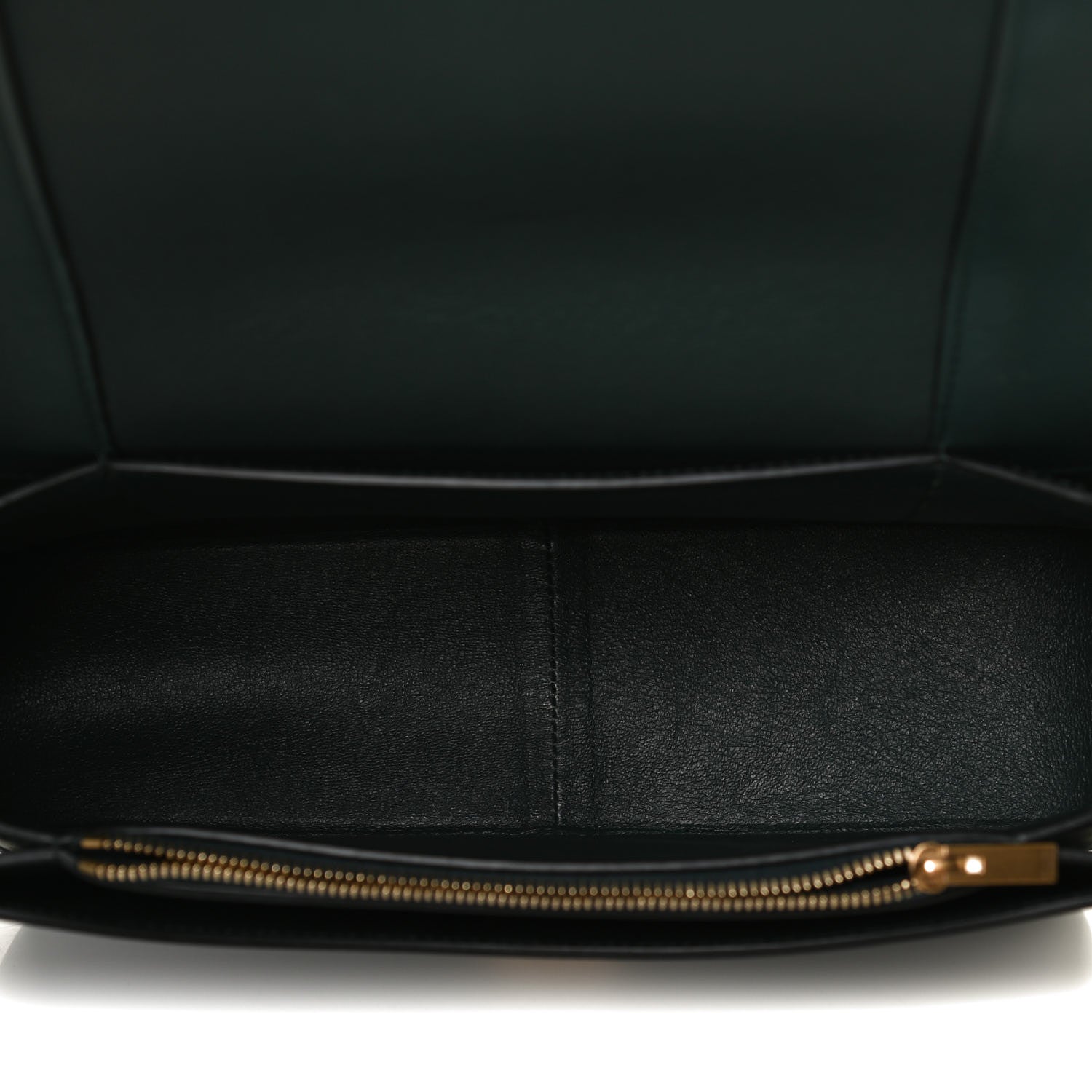 Celine Shiny Smooth Calfskin Medium Frame Shoulder Bag Amazone Dark Navy 5 of 11