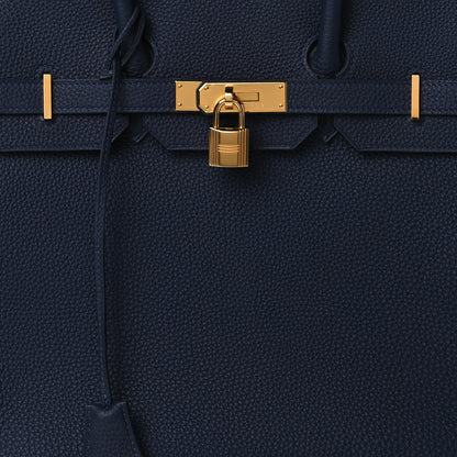 Hermes Togo Birkin 35 Bleu Nuit 7 of 9