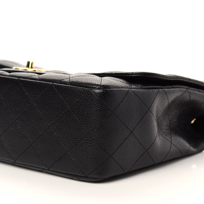 Chanel Caviar Quilted Jumbo Single Flap Black 8 of 12