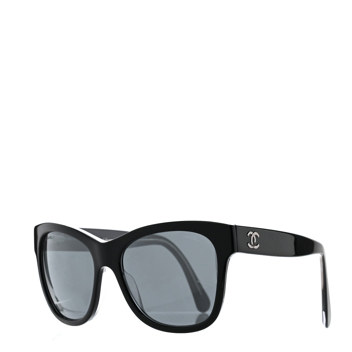 Acetate Polarized Square CC Sunglasses 5380 Black