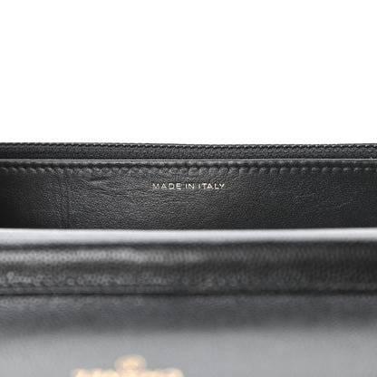Chanel Caviar Quilted French New Wave Chain CC Wallet On Chain WOC Black 9 of 12