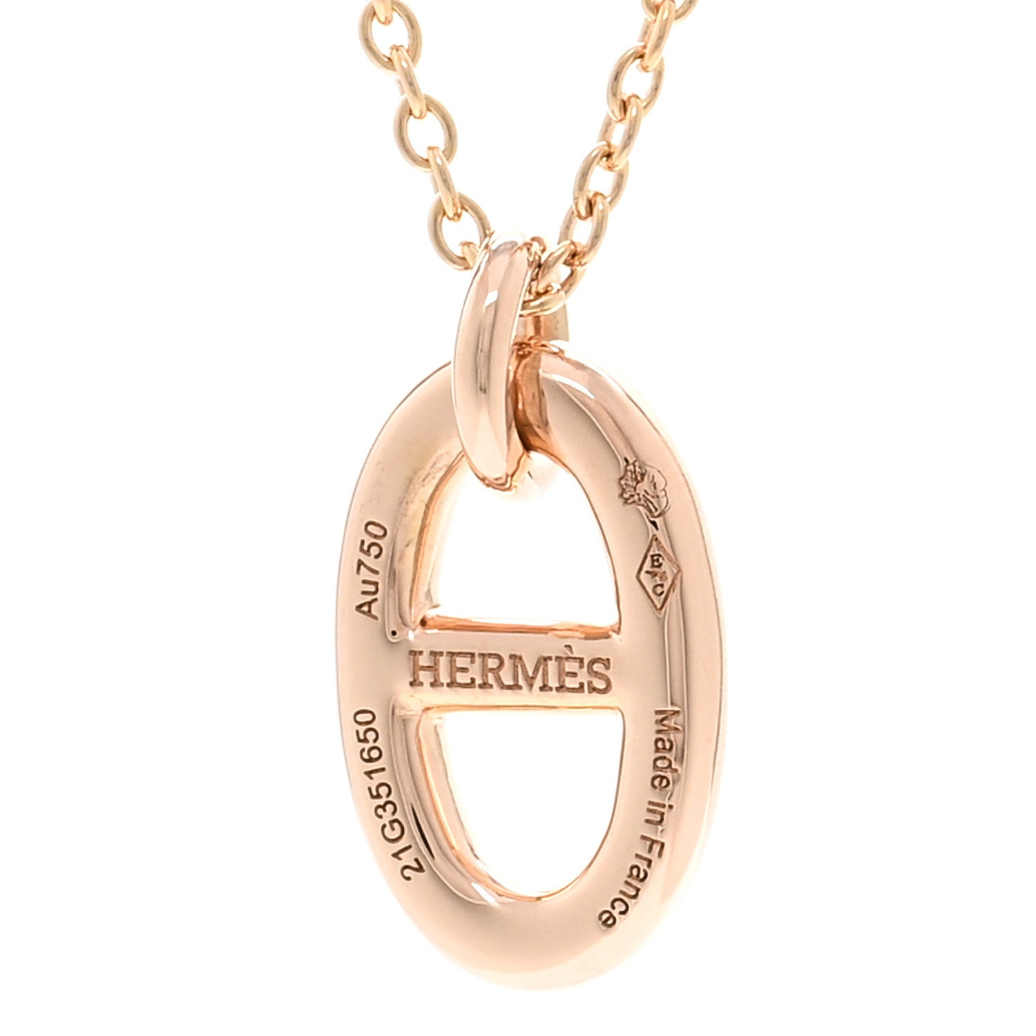 Hermes 18K Rose Gold PM Farandole Pendant Necklace 4 of 6
