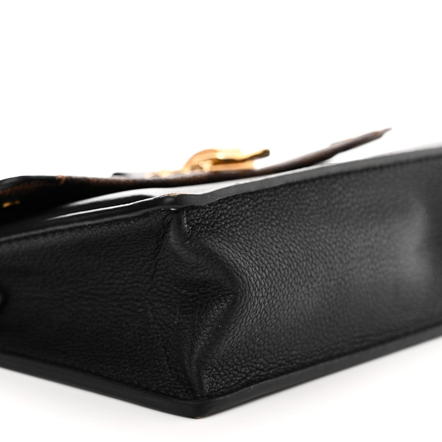 Damier Ebene Vavin Chain Wallet Black