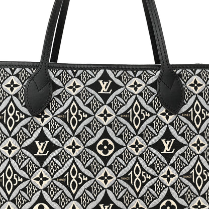 Louis Vuitton Jacquard Since 1854 Neverfull MM Grey 8 of 10