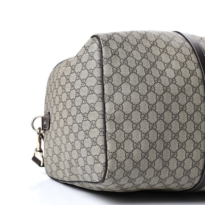 Gucci GG Plus Monogram Large Carry On Duffle Bag Brown 8 of 16