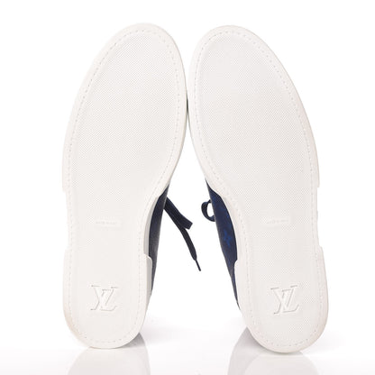 Louis Vuitton Monogram Match Up Sneakers 7.5 Pacific Blue 5 of 9