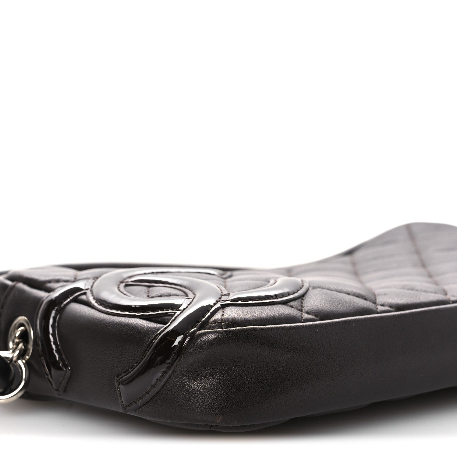 Chanel Calfskin Quilted Cambon Pochette Brown 9 of 12