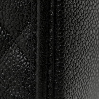 Chanel Caviar Quilted Medium CC Filigree Vanity Case Black 13 of 13