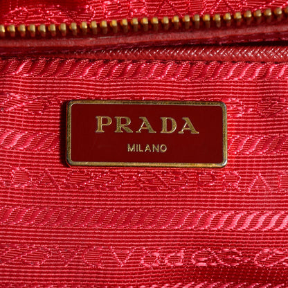 Prada Saffiano Large Galleria Double Zip Tote Fuoco 6 of 10